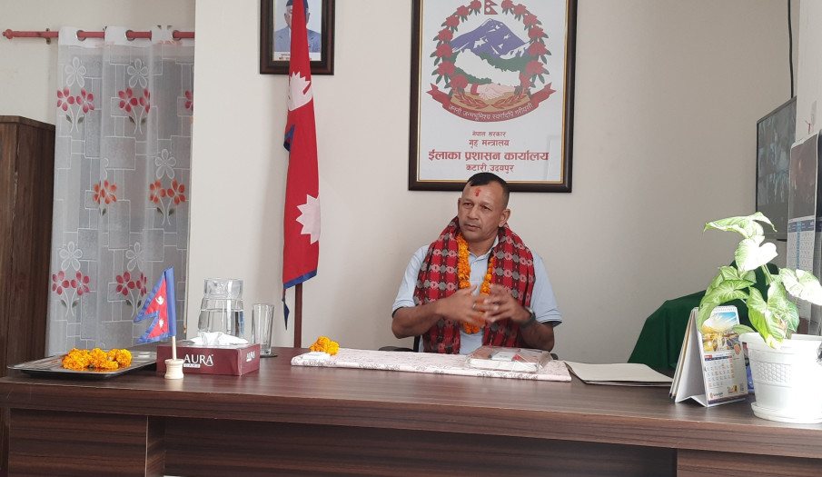 मिति २०८२-८-१४ उपसचिव श्री लोकमान श्रेष्‍ठज्यूको स्वागत कार्यक्रम