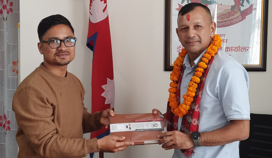 मिति २०८२-८-१४ उपसचिव श्री लोकमान श्रेष्‍ठज्यूको स्वागत कार्यक्रम