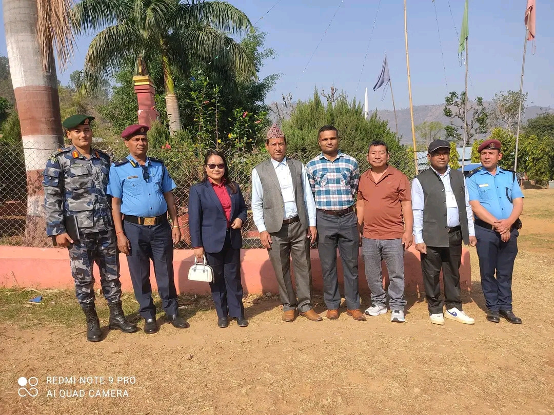 S.E.E. exam inspection at Shree Mahendra Ratna Secondary School, Tapli Rural Municipality