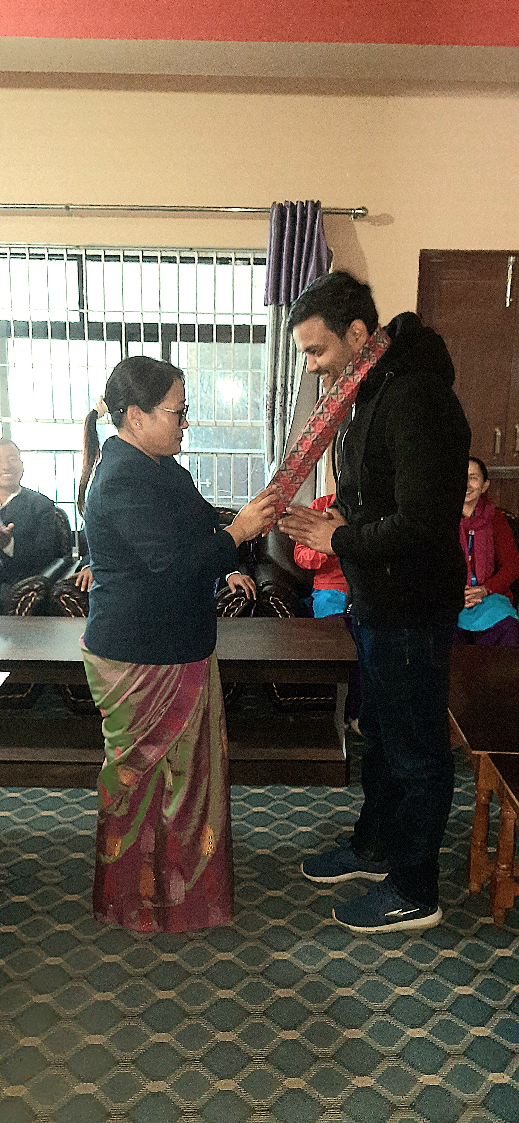 Welcoming to Newly Appointed Nayab Subba Shree Padam Prasad Neupane - 2081/10/6 B.S.