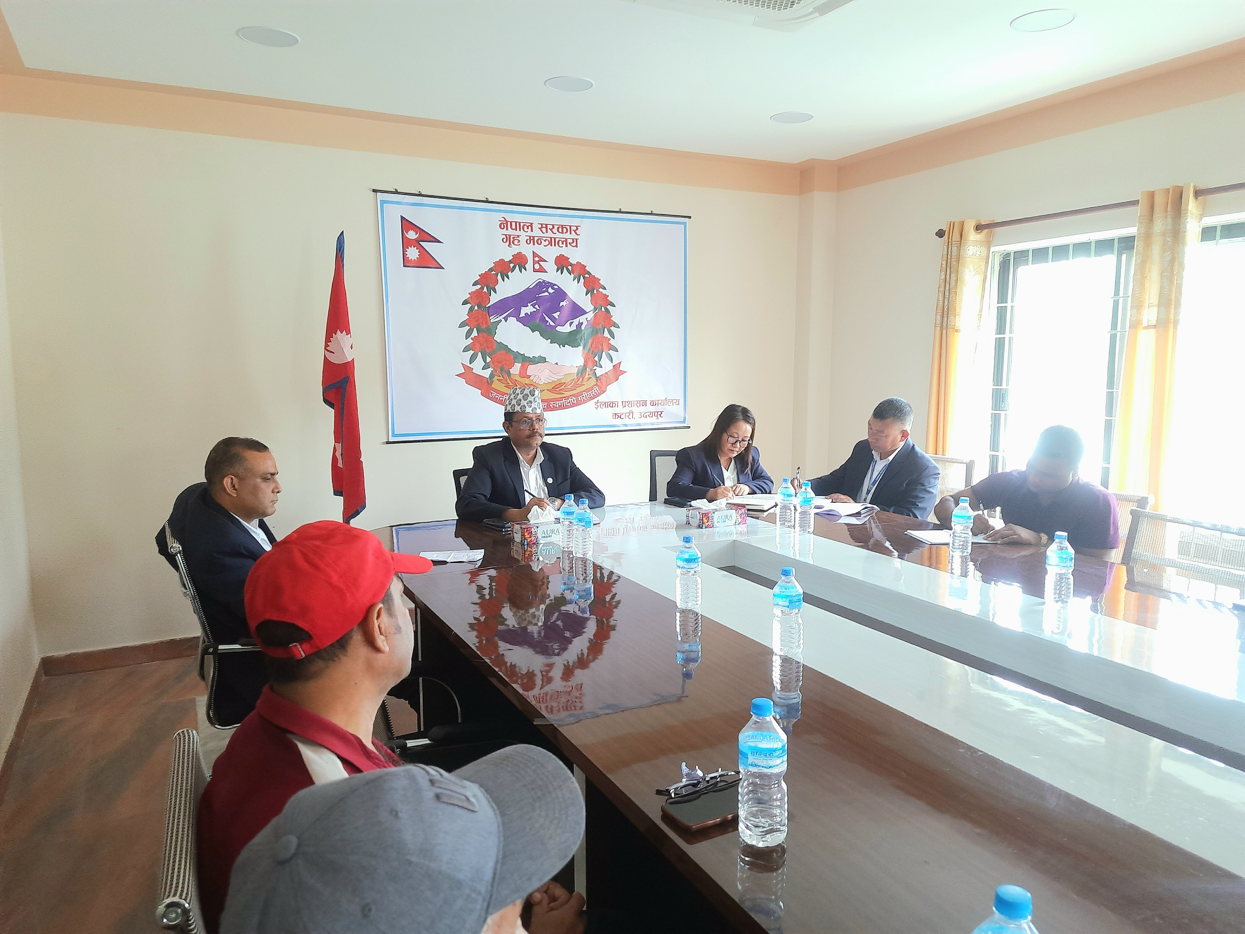 Office Chief Meeting held under the chairmanship of Chief District Officer Mr. Prem Prasad Luintel on 2082-6-7