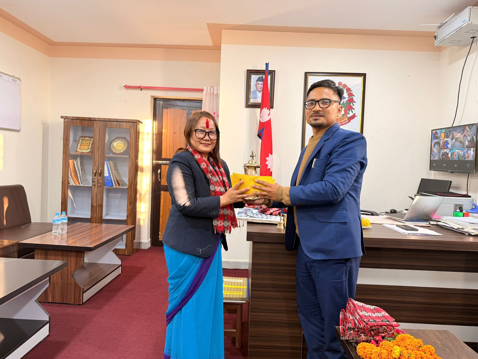 Date 2082-8-3 Farewell and see you again program organized as the Chief Deputy Secretary of this office, Mr. Kopila Rai, was transferred as Assistant Chief District Officer of the District Administration Office, Khotang.