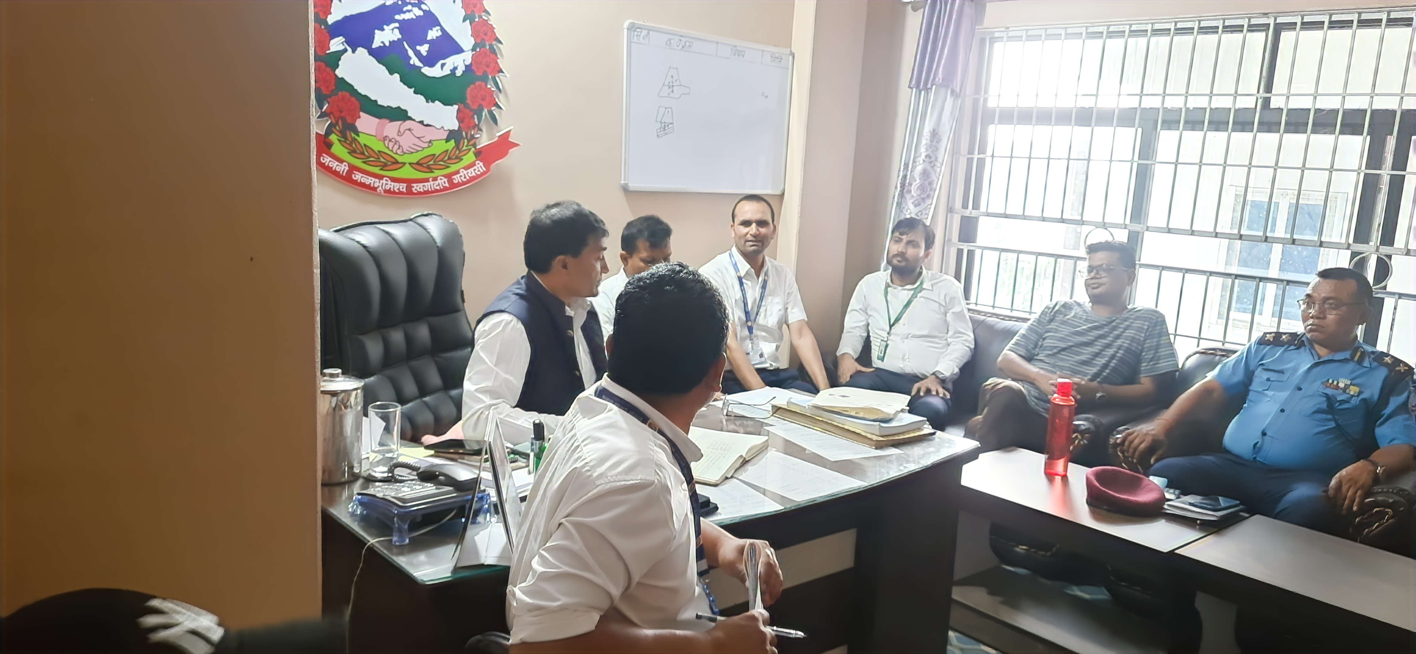 Regular Meeting of Office heads at A.A.O.Katari on 2081 Baisakh 18 B.S.